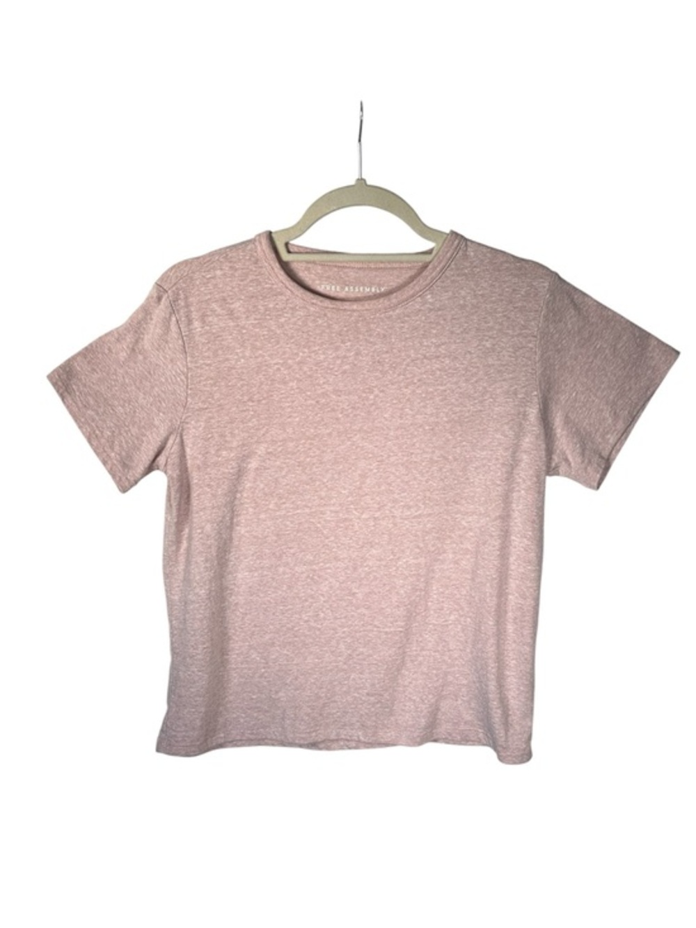 Free Assembly Cream/Tan Medium Simple Sophisticated T-shirt EUC